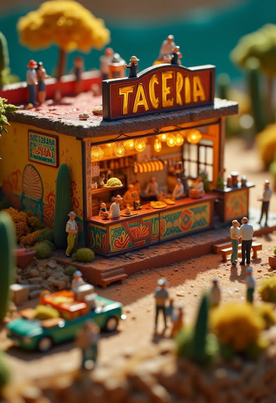 Escena en miniatura